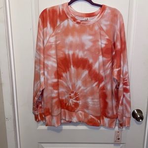Secret Treasures Sweatshirt/Sleepwear top size XL(16-18) Tie dye